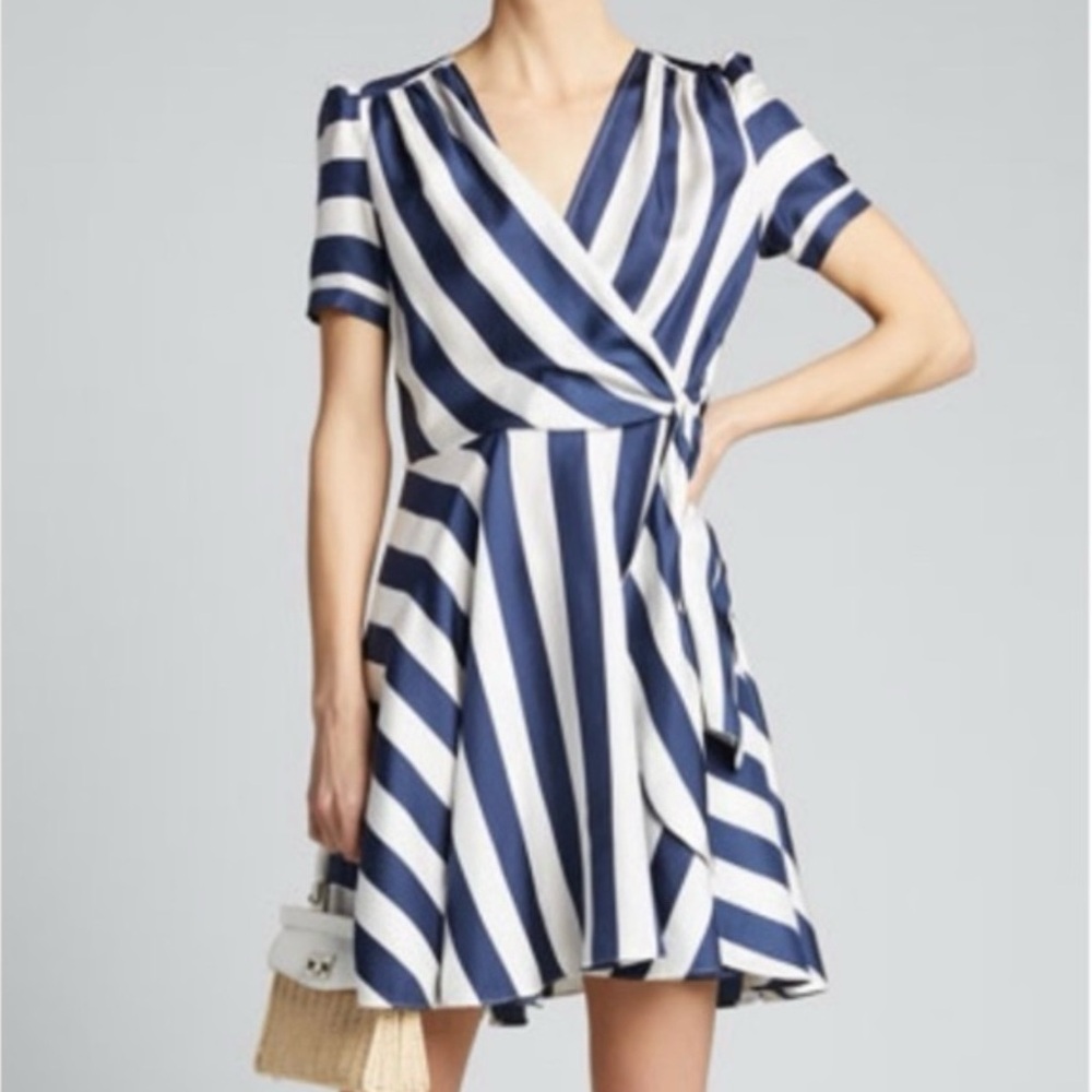 Milly printed stripe Chelsea dress